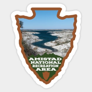 Amistad National Recreation Area Arrowhead Sticker